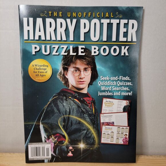 The Unofficial Harry Potter Puzzle Book - NEW - Picture 1 of 3